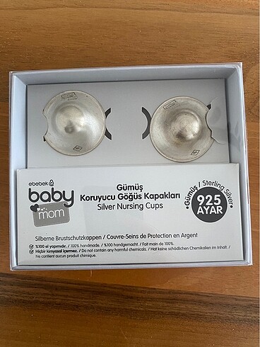 Gümüş koruyucu gögüs kapakları