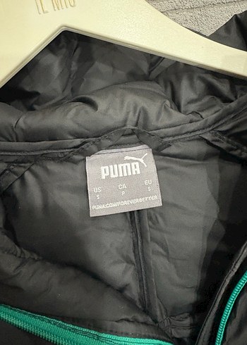 Erkek  Siyah Kapüşonlu Fermuarlı Mont puma orjinal - Görsel 4