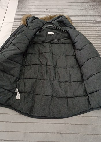 Gri Normcore Erkek kürklü mont MANGO - Görsel 4