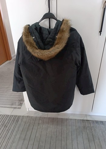 Gri Normcore Erkek kürklü mont MANGO - Görsel 2