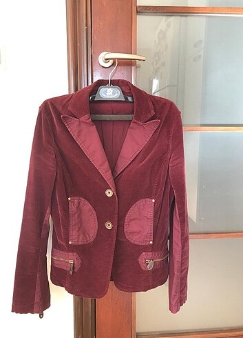 Ceket kadife bordo Zara 38 beden