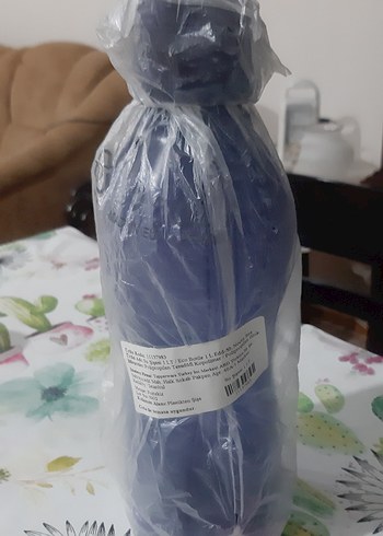 Tupperware orjinal lacivert renk suluk 1litre - Görsel 2