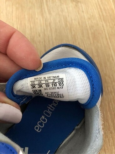 19 Beden lacivert Renk Adidas İlk Adım Spor Ayakkabı