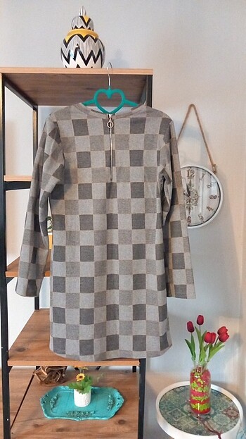 Çan model uzun kol elbise  - Görsel 6