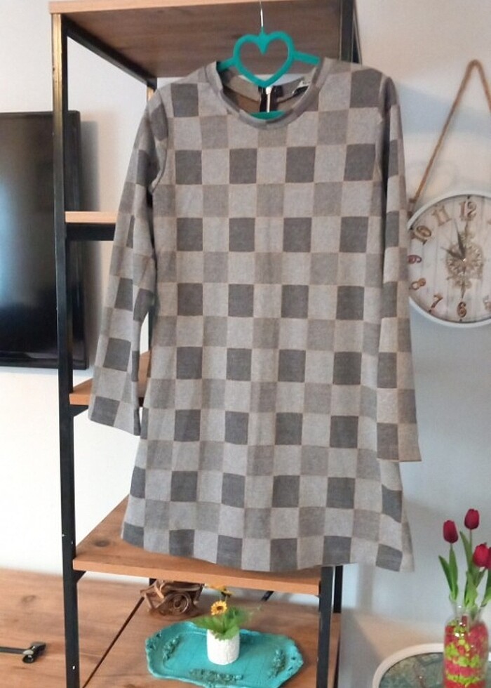 Çan model uzun kol elbise  - Görsel 5