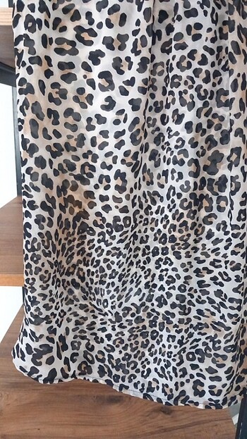 Diğer Leopar desen şifon bluz