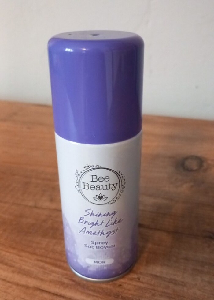 Mor renk sprey saç boyası - Görsel 2