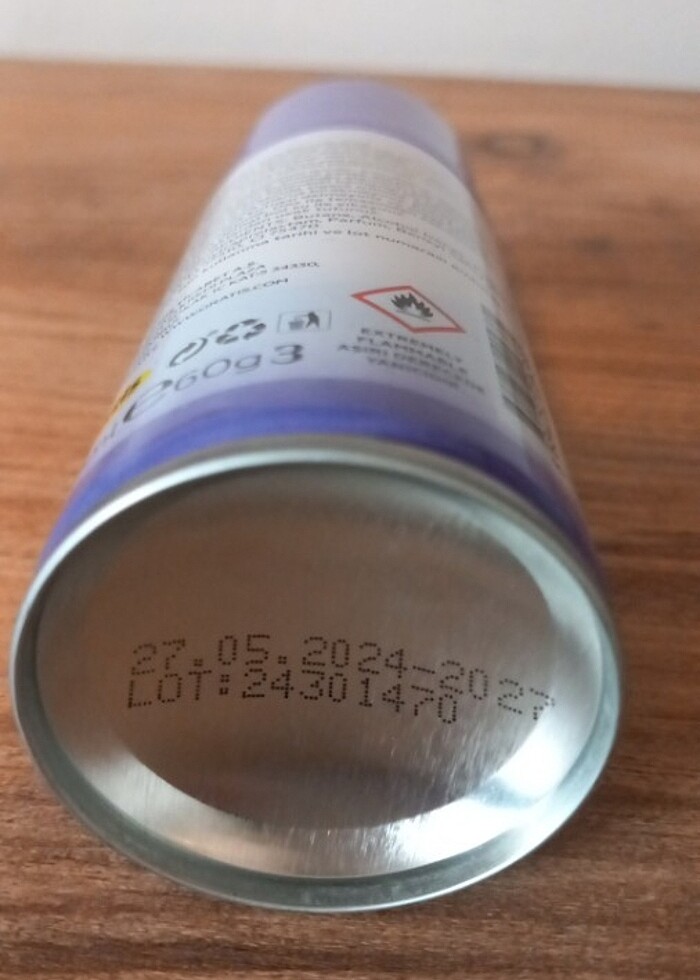 Mor renk sprey saç boyası - Görsel 4