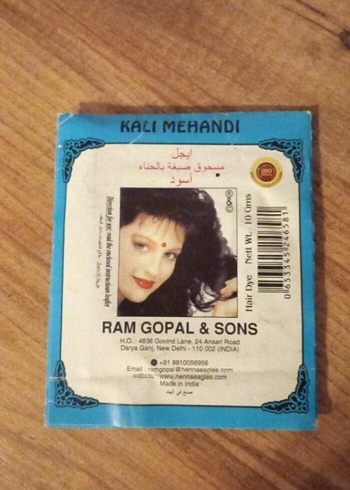 Black Henna siyah  kına - Görsel 4