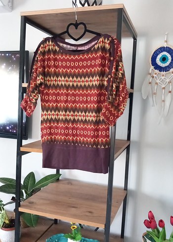 m Beden Bohem Tarz Midi Tunik
