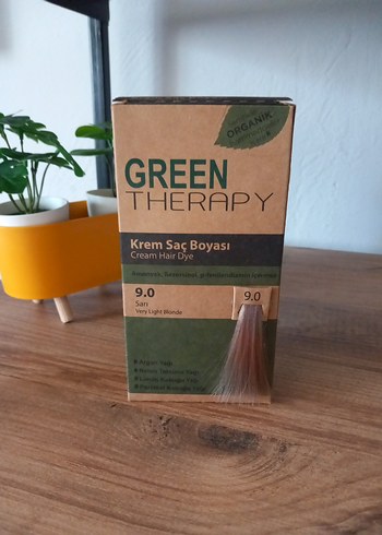 Green Therapy Krem Saç Boyası 9.0 - Görsel 2