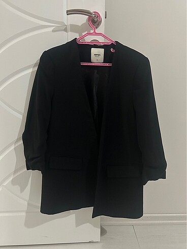 s Beden siyah Renk Koton blazer ceket