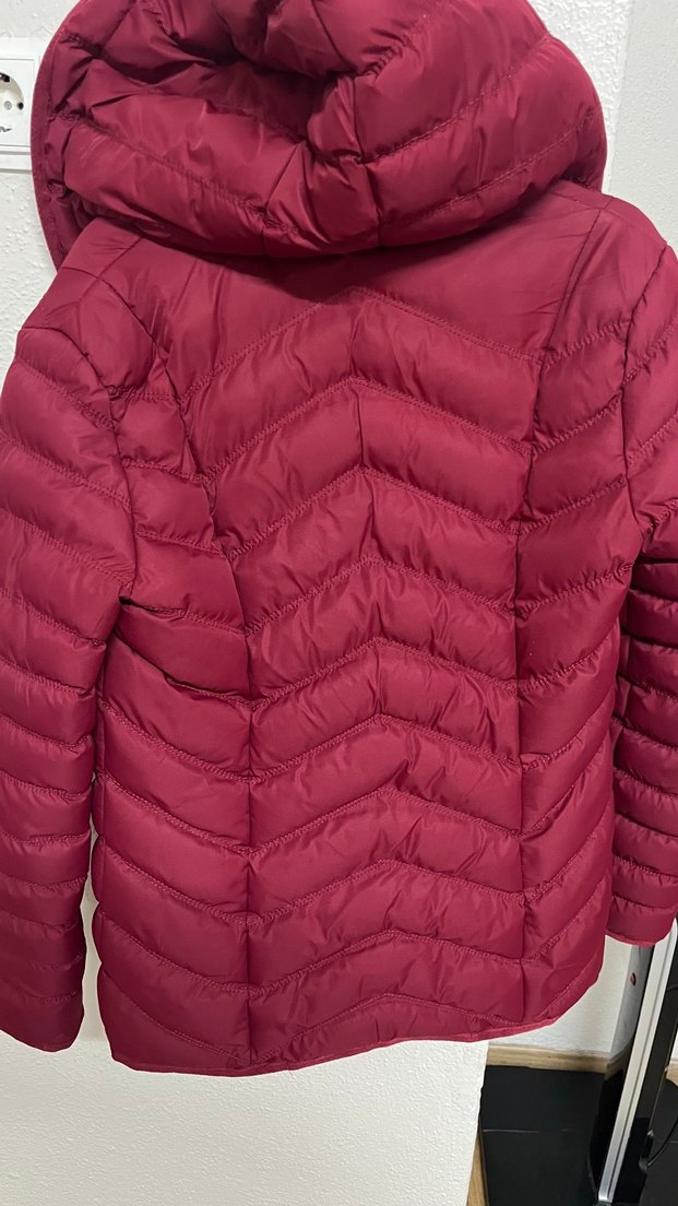 Mudo Collection Bordo Kapüşonlu Şişme Mont — görsel 4/7