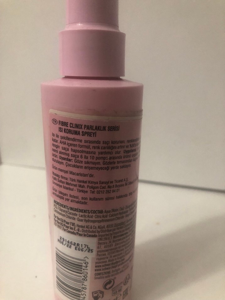 Schwarzkopf Fibre Clinix Vibrancy Isı Koruyucu Sprey - Görsel 2