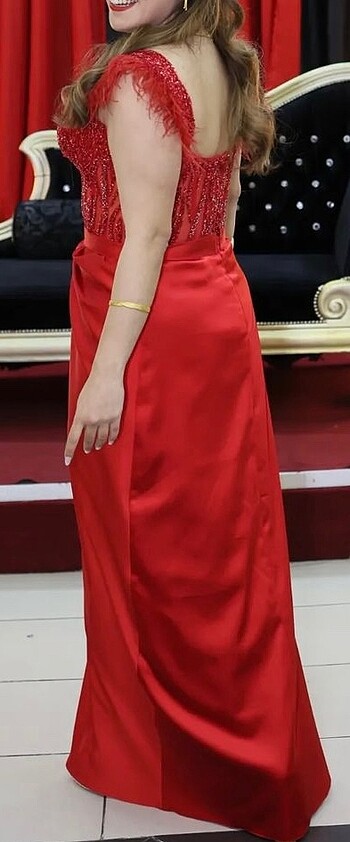 Kırmızı abiye