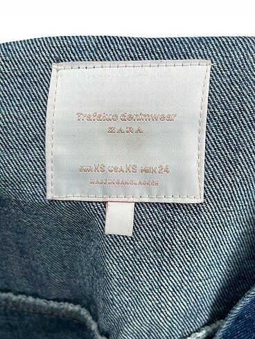 xs Beden mavi Renk Zara Kot Ceket %70 İndirimli.