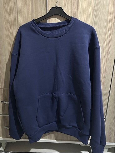 Oversize üç iplik sweatshirt