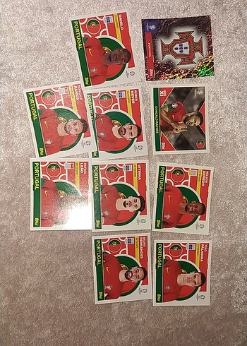 Portekiz Euro 2024 Sticker lot - Görsel 2
