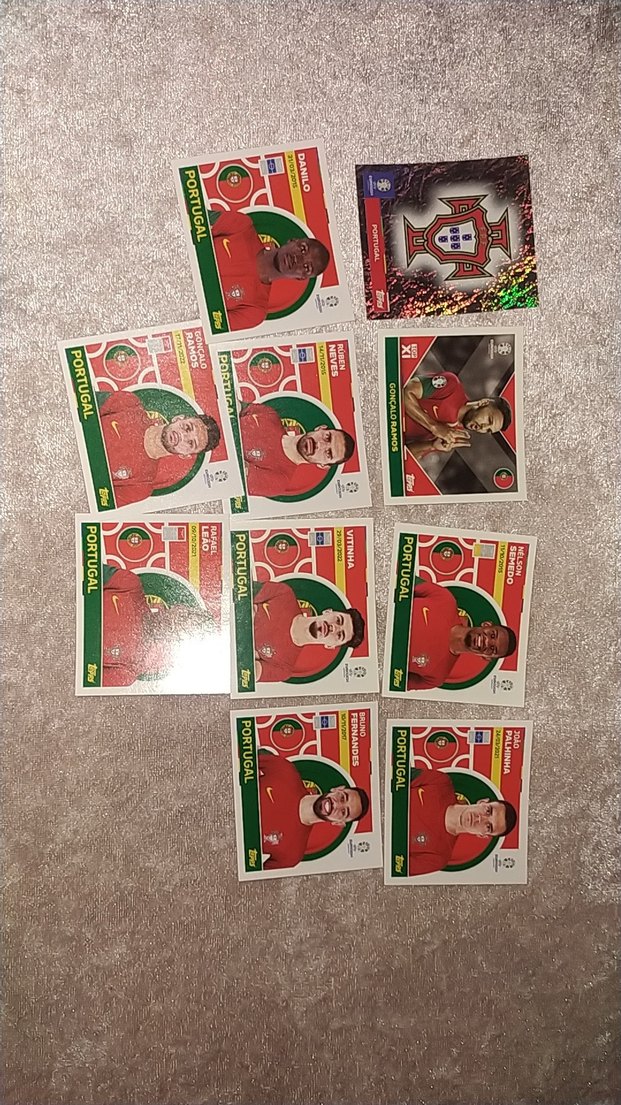 Portekiz Euro 2024 Sticker lot - Görsel 2