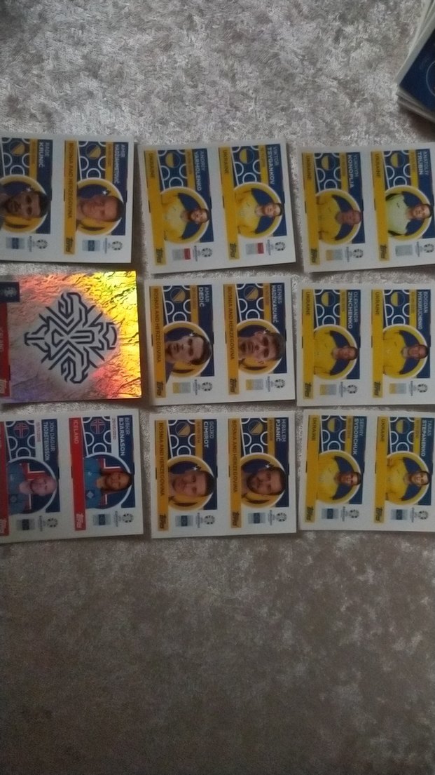 Ukrayna, Bosna Hersek ve İzlanda Euro 2024 Sticker lot - Görsel 2