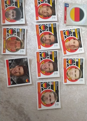 Almanya Euro 2024 sticker lot - Görsel 2