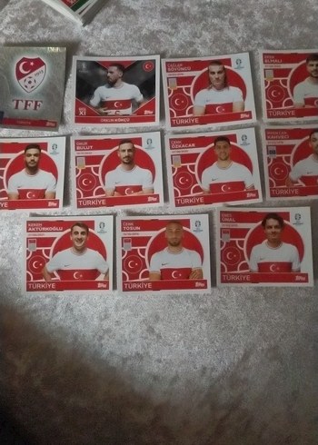 Türkiye Euro 2024 Sticker lot - Görsel 2