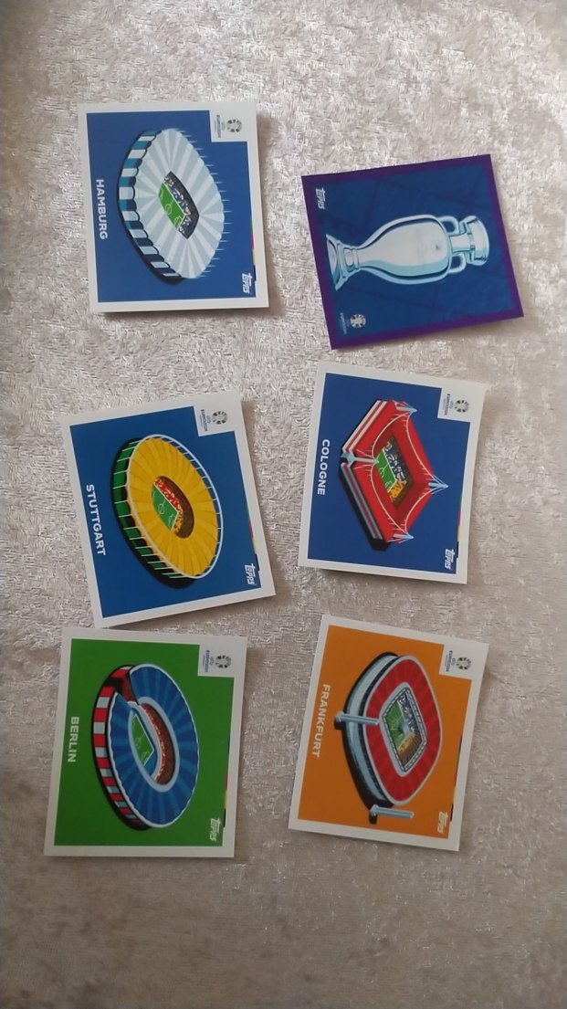 Euro 2024 Stadyum lotu 6lı çıkartma - Görsel 2