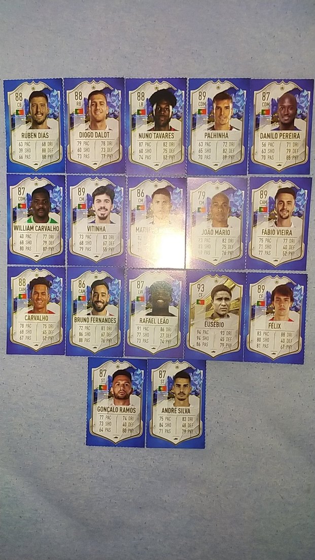 Portekiz FIFA Futbolcu Kartları - Görsel 3