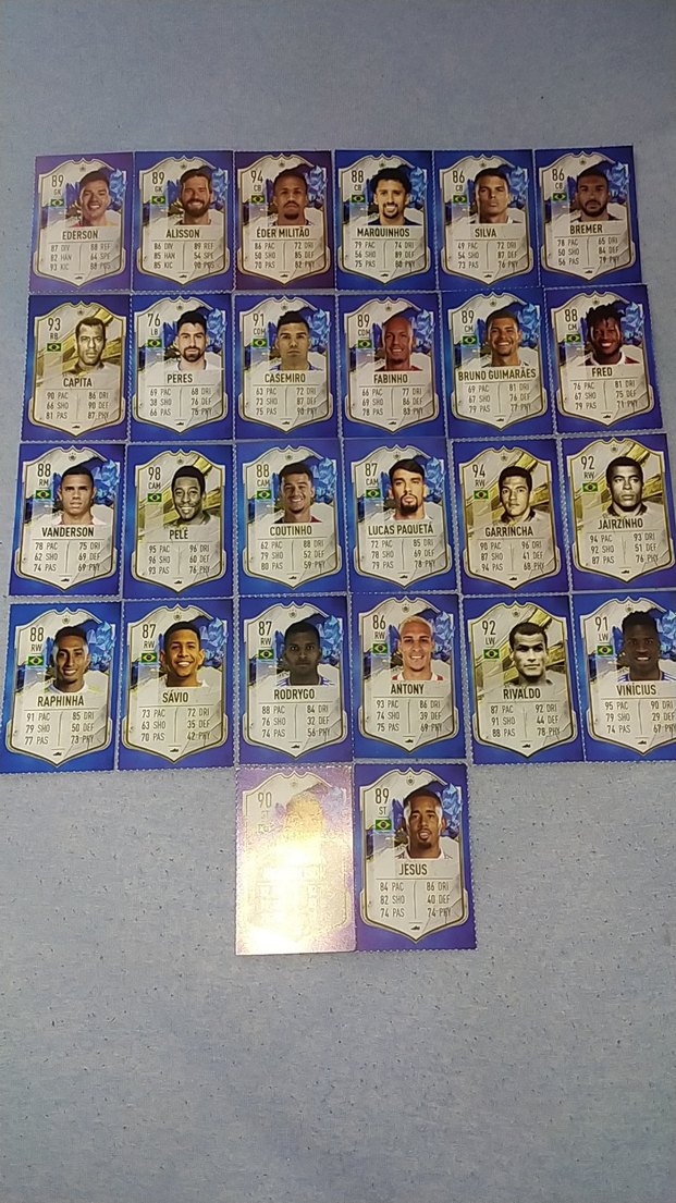 Brezilya FIFA Futbolcu kartları - Görsel 2