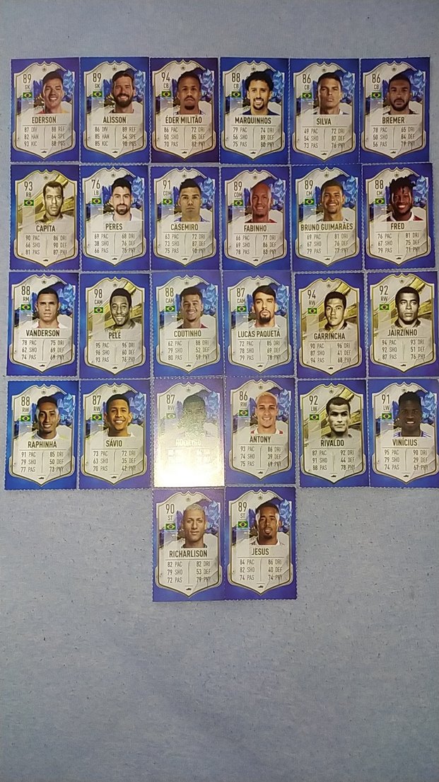 Brezilya FIFA Futbolcu kartları - Görsel 3