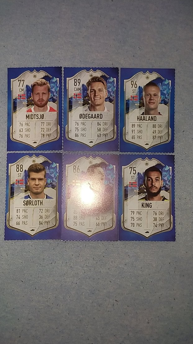 Norveç FIFA Futbolcu kartları - Görsel 2