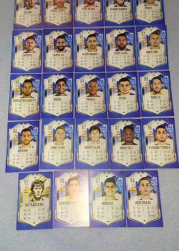 İspanya FIFA Futbolcu kartları - Görsel 2