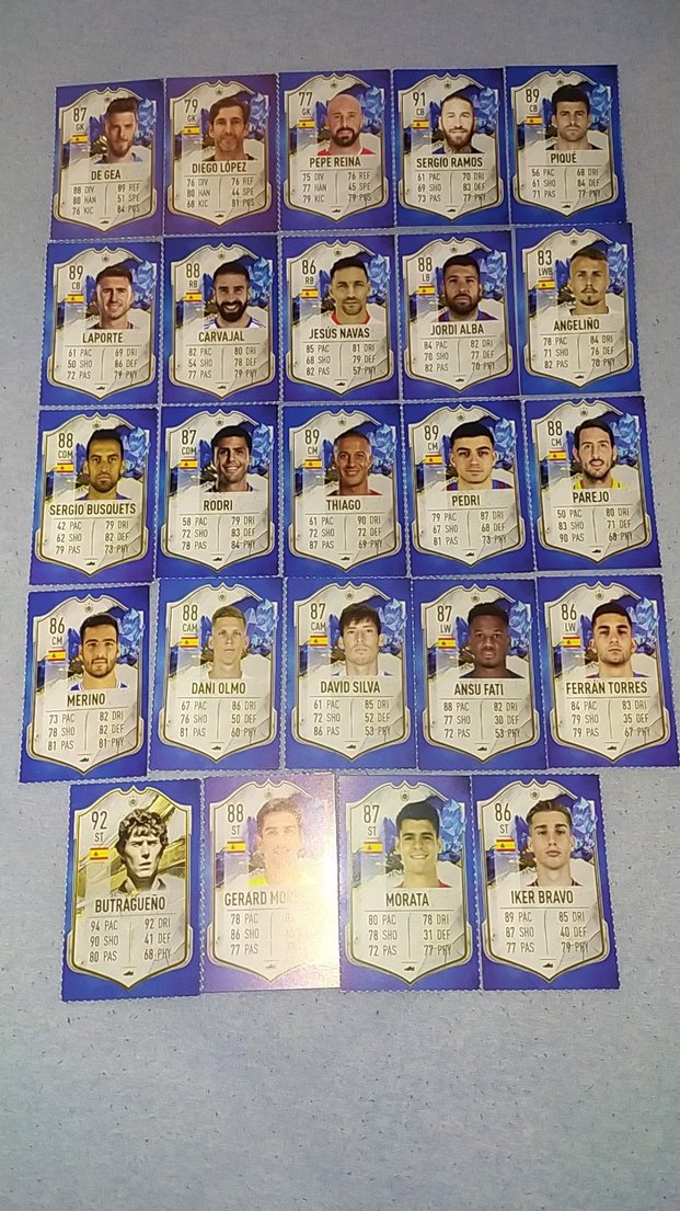 İspanya FIFA Futbolcu kartları - Görsel 2