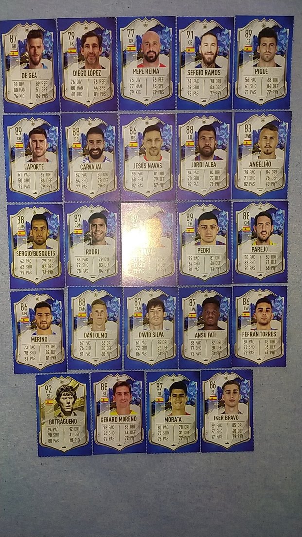 İspanya FIFA Futbolcu kartları - Görsel 3