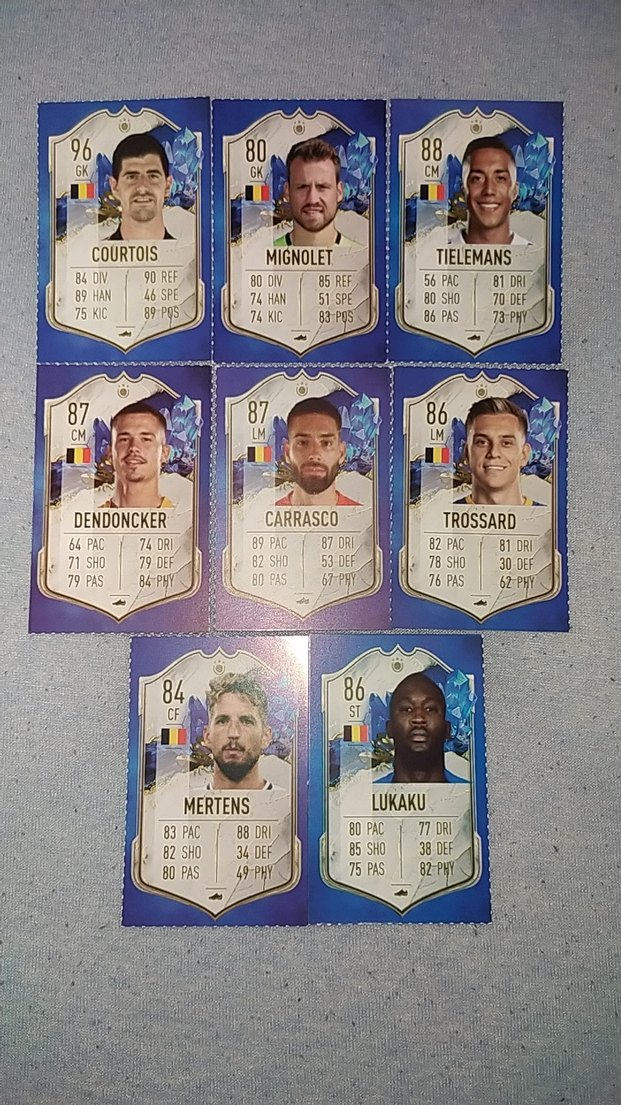 Belçika FIFA Futbolcu kartları - Görsel 2
