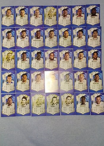 İngiltere FIFA Futbolcu Kartları - Görsel 2