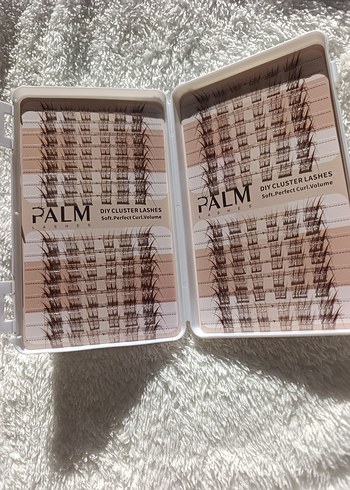 Bej Renkli DIY Küme Kirpikler - Görsel 2