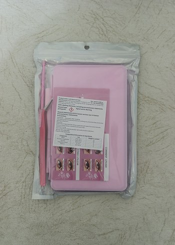 Pastel Pembe Takma Kirpik Seti - Görsel 3