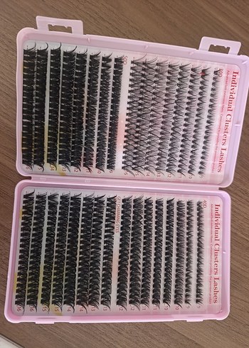 Pastel Pembe Takma Kirpik Seti - Görsel 5