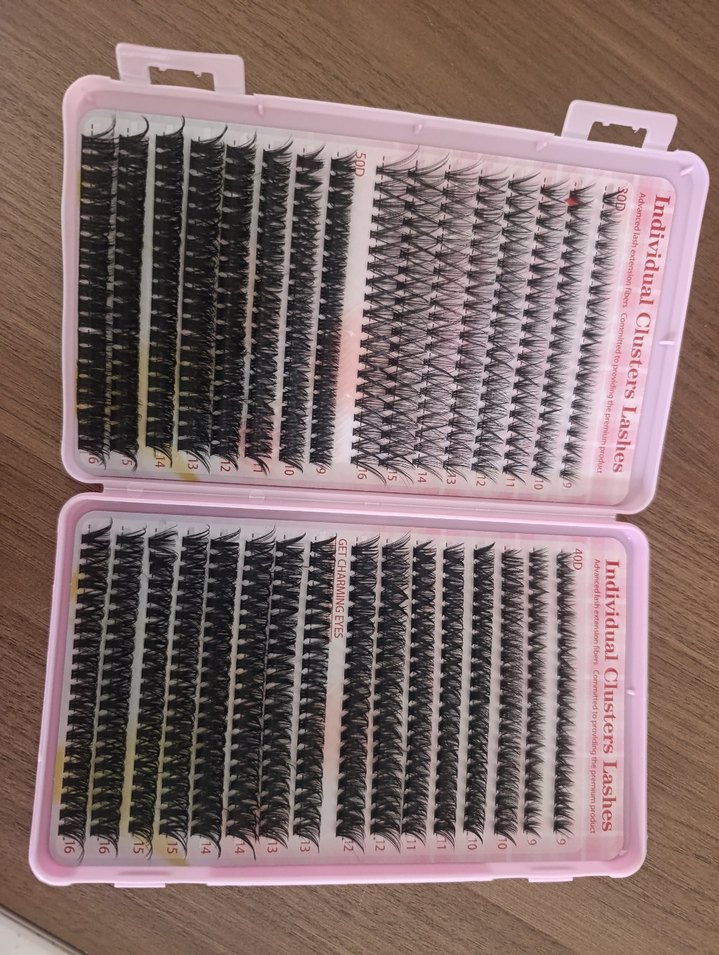 Pastel Pembe Takma Kirpik Seti - Görsel 5