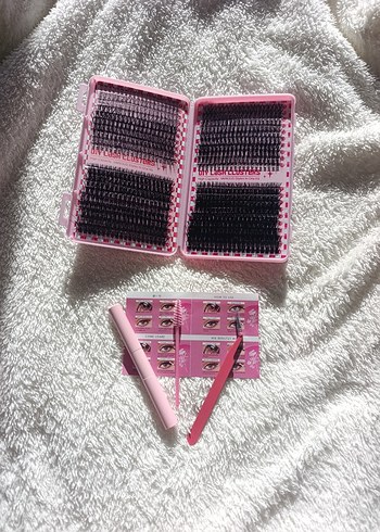 Pembe Kutuda Takma Kirpik Seti - Görsel 3