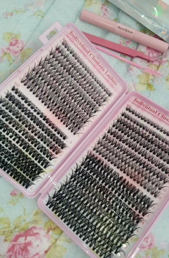 Pembe 640 Parça Bireysel Kirpik Demetleri - Görsel 2