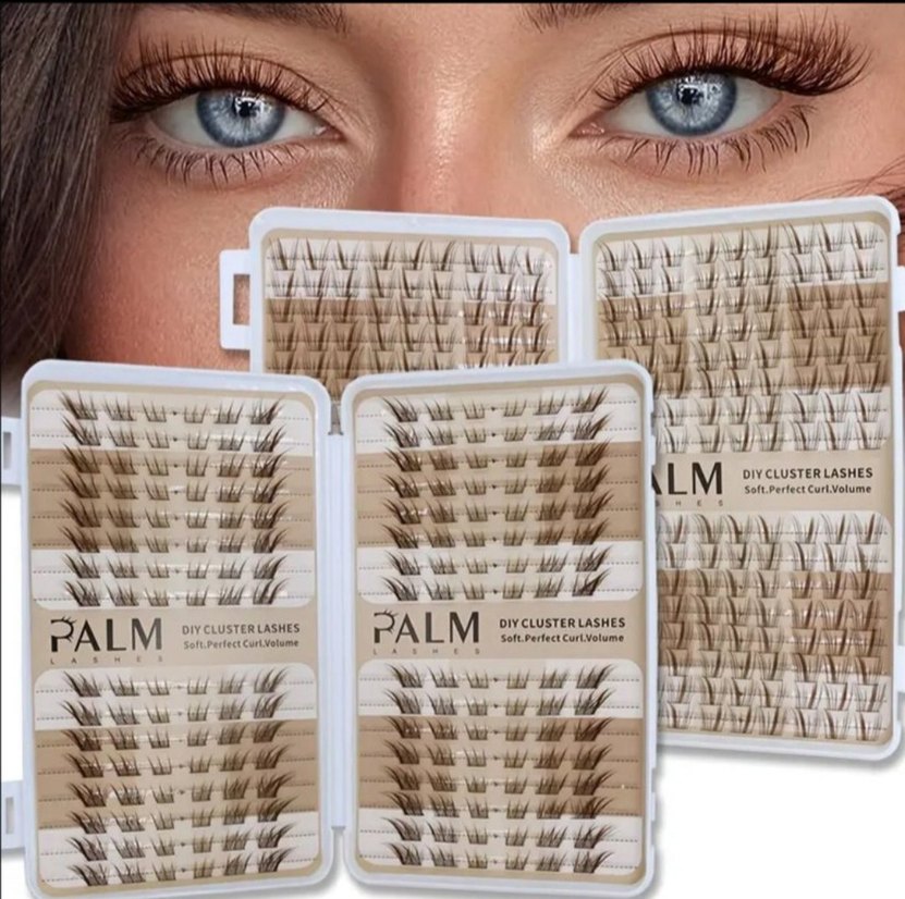 Bej Renkli Takma Kirpik Seti - Görsel 3