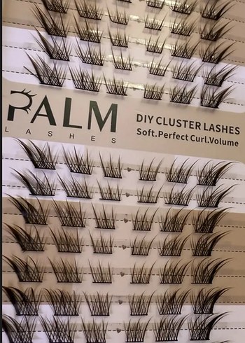 Bej Renkli Yapay Kirpik Seti - Görsel 3