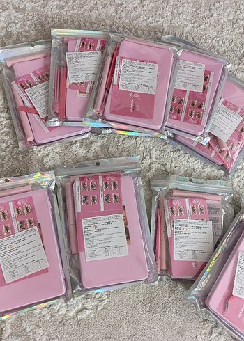 Pastel Pembe Takma Kirpik Seti - Görsel 2