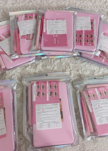 Pastel Pembe Takma Kirpik Seti - Görsel 3