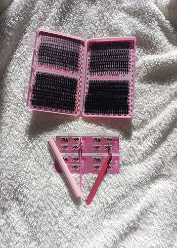 Pembe Kutuda Takma Kirpik Seti - Görsel 2