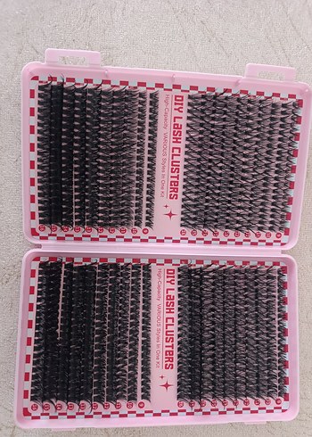 DIY Kirpik Küme Seti - Koyu Tonlar - Görsel 4