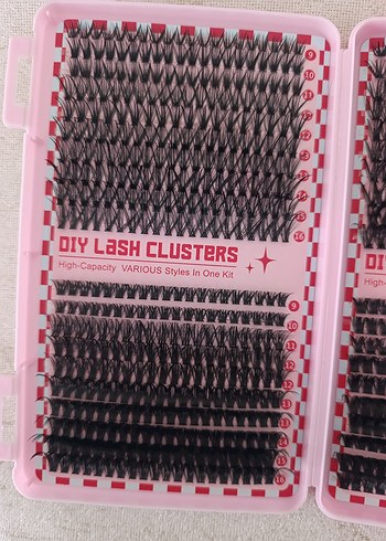 DIY Kirpik Küme Seti - Koyu Tonlar - Görsel 2