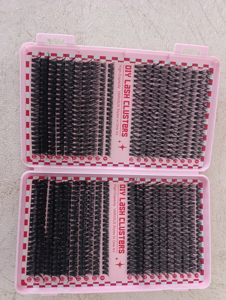 DIY Kirpik Küme Seti - Koyu Tonlar - Görsel 4